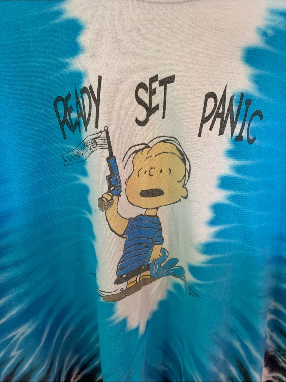 Widespread Panic “Peanuts” Linus Lot Tee - “Ready Set Panic" - Gildan Cotton XL - Picture 3 of 4